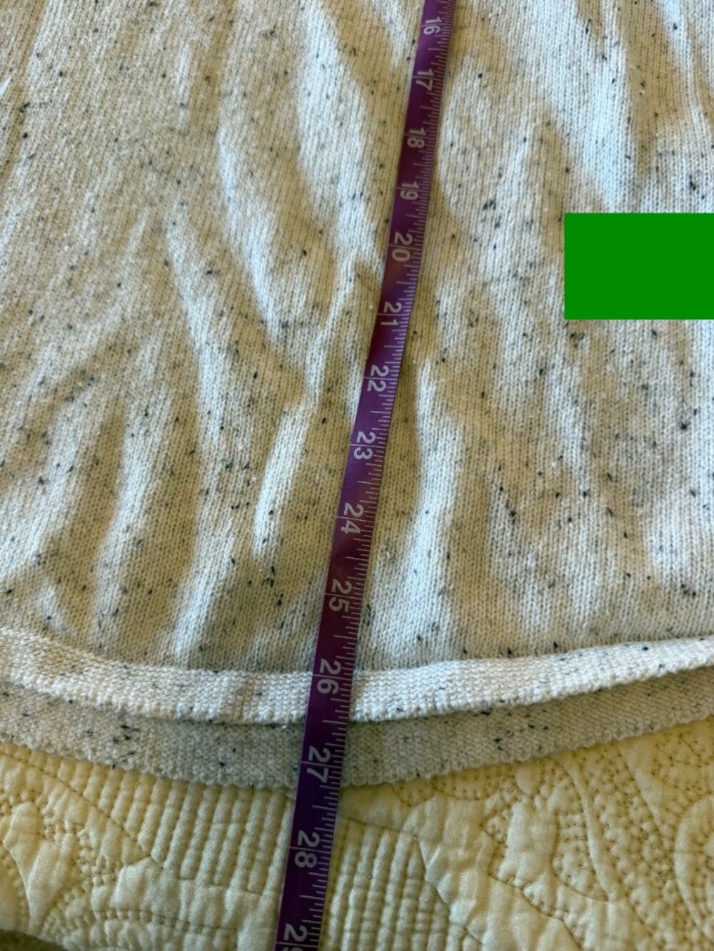 Karen Scott grey speckled crew neck sweater. - Picture 5 of 7